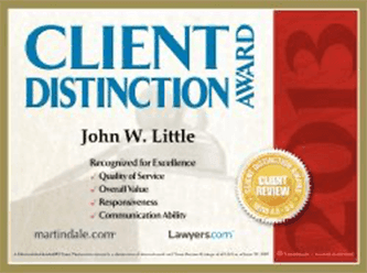 Client distinction award 2013
